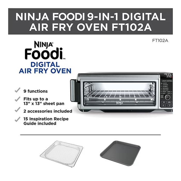 Ninja Foodi Flip 9-in-1 Digital Air Fry Oven Silver