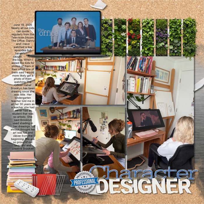 Office Elements 2 Digital Scrapbook Kit
