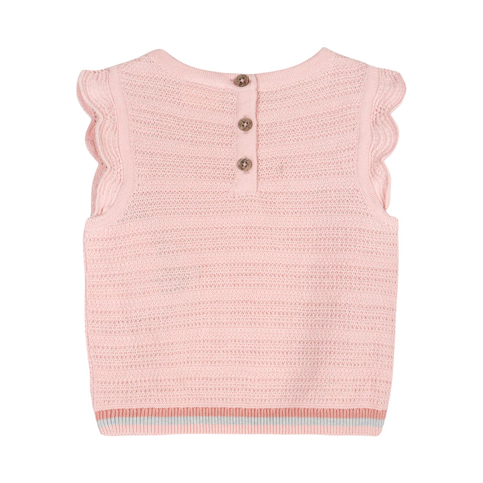 Olivia Hearts Baby Tank Back (Organic Cotton)