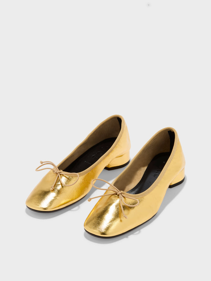 Onda Crackle Ballet Flats