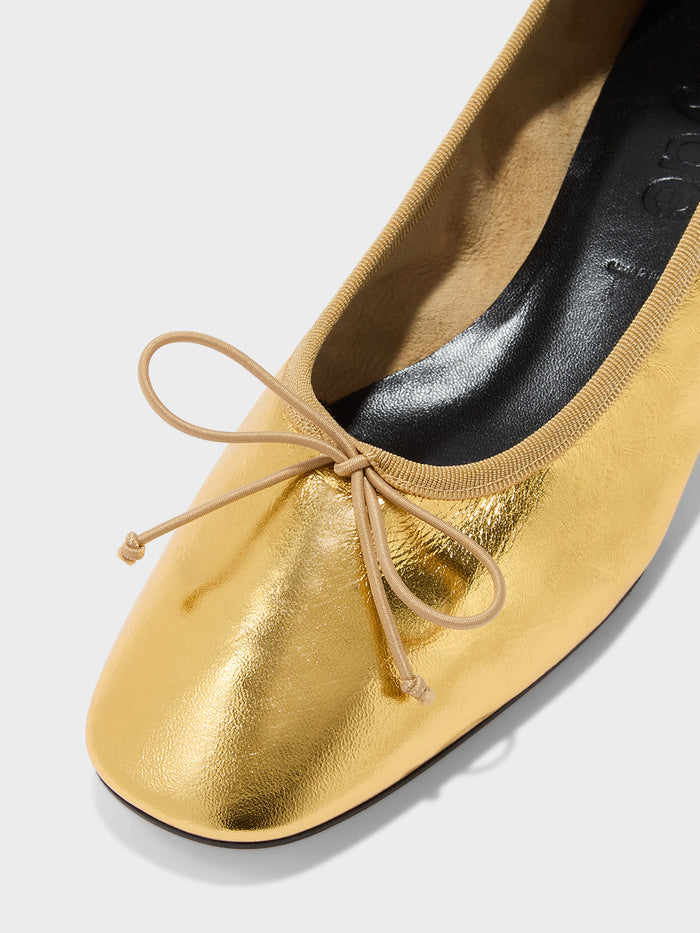 Onda Crackle Ballet Flats