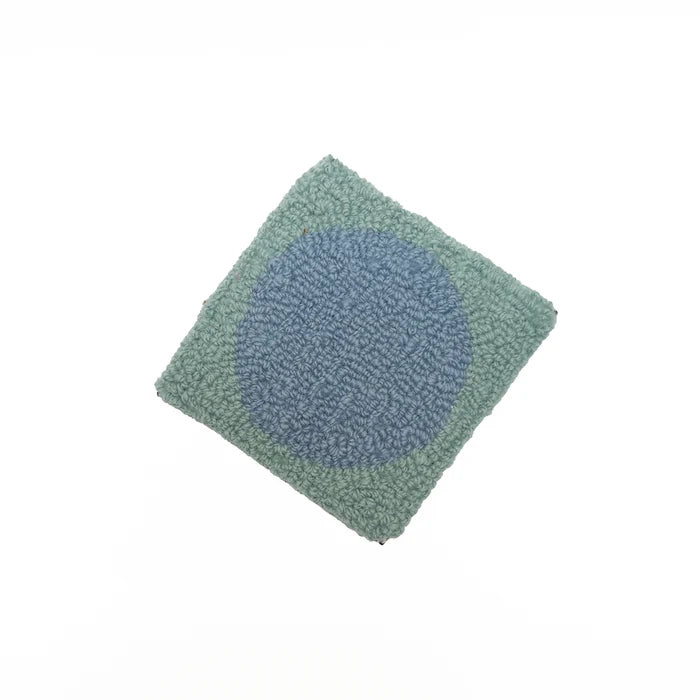 Opal Rugs Lake + Sage Coaster Set