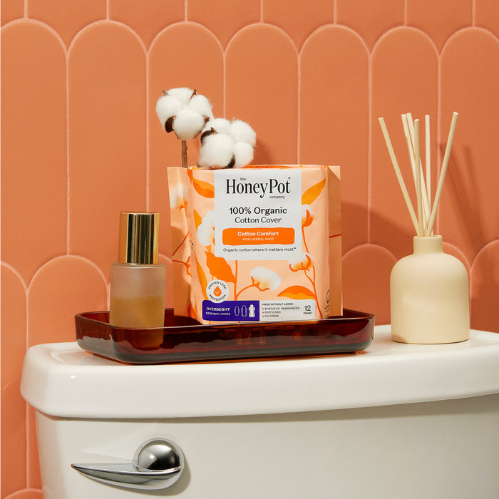 Organic Cotton Comfort Cover Overnight Pads