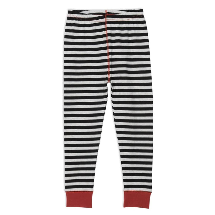 Organic Cotton Two Piece Printed Boys Pajama Set Skating Bears | DEUX PAR DEUX | DEUX PAR DEUX | Jenni Kidz