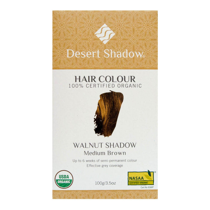 Box of Desert Shadow Hair Colour in 'Walnut Shadow' colour on a white background.