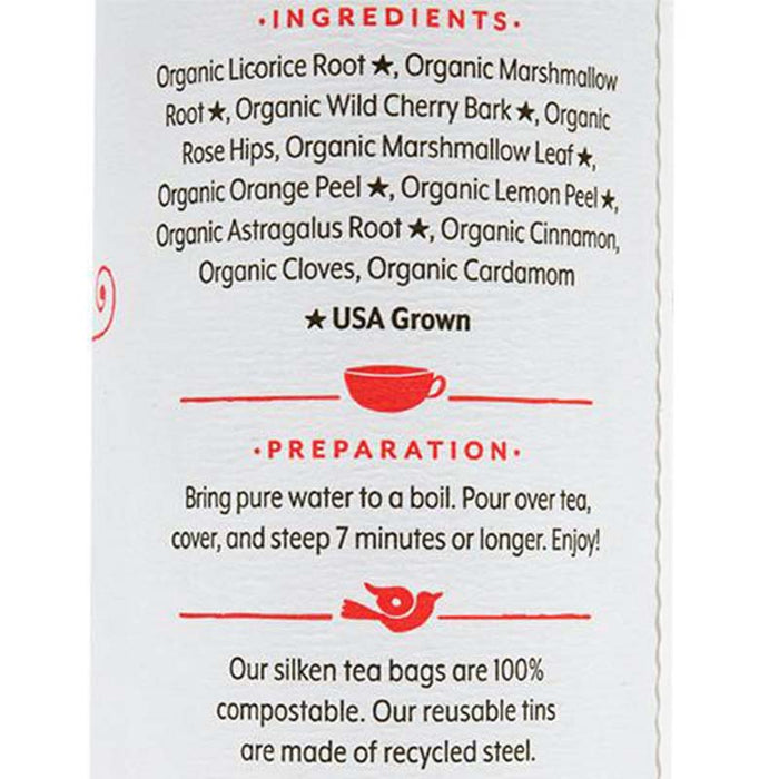 Organic Throat Soothing Herbal Tea