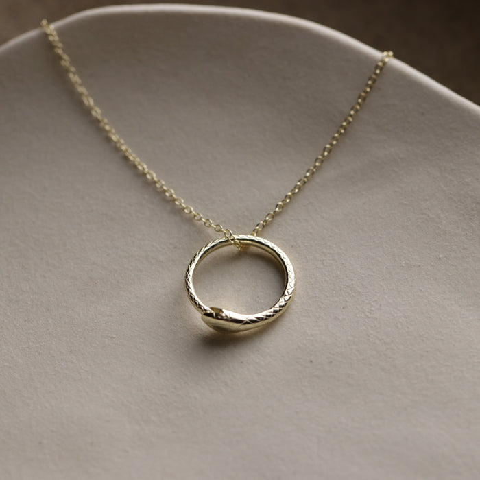 Ouroboros Snake Necklace - La Lovely Vintage