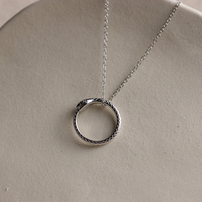 Ouroboros Snake Necklace - La Lovely Vintage