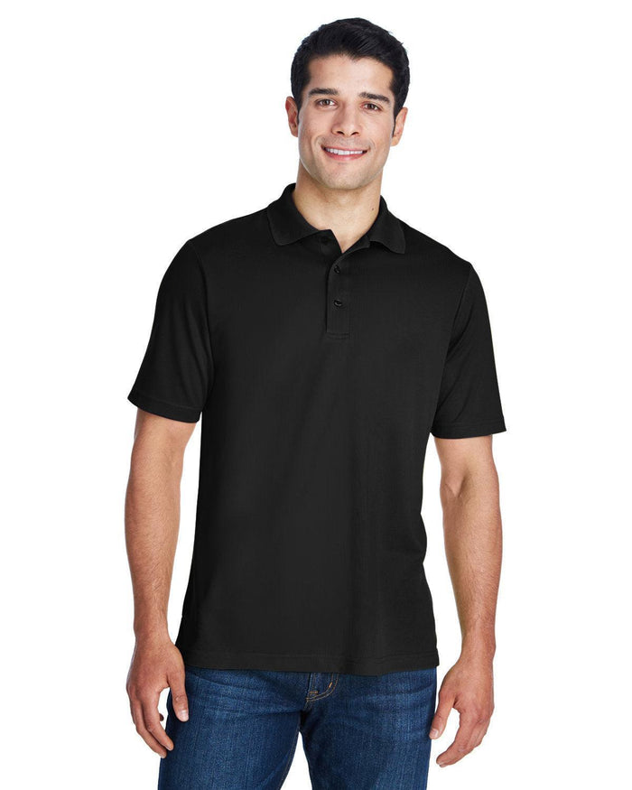 Core 365 Tall Performance Pique Polo Shirt-Men's Polos-CORE365-Black-LT-Thread Logic