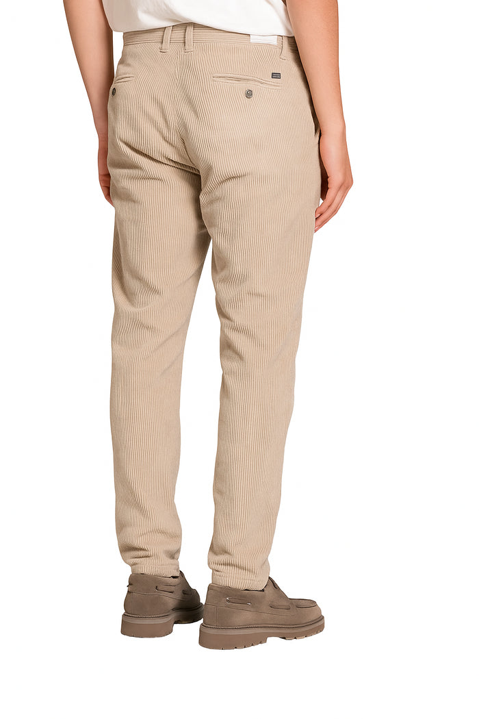 IMPURE pantalone velluto beige MIHARA VELL-SAND