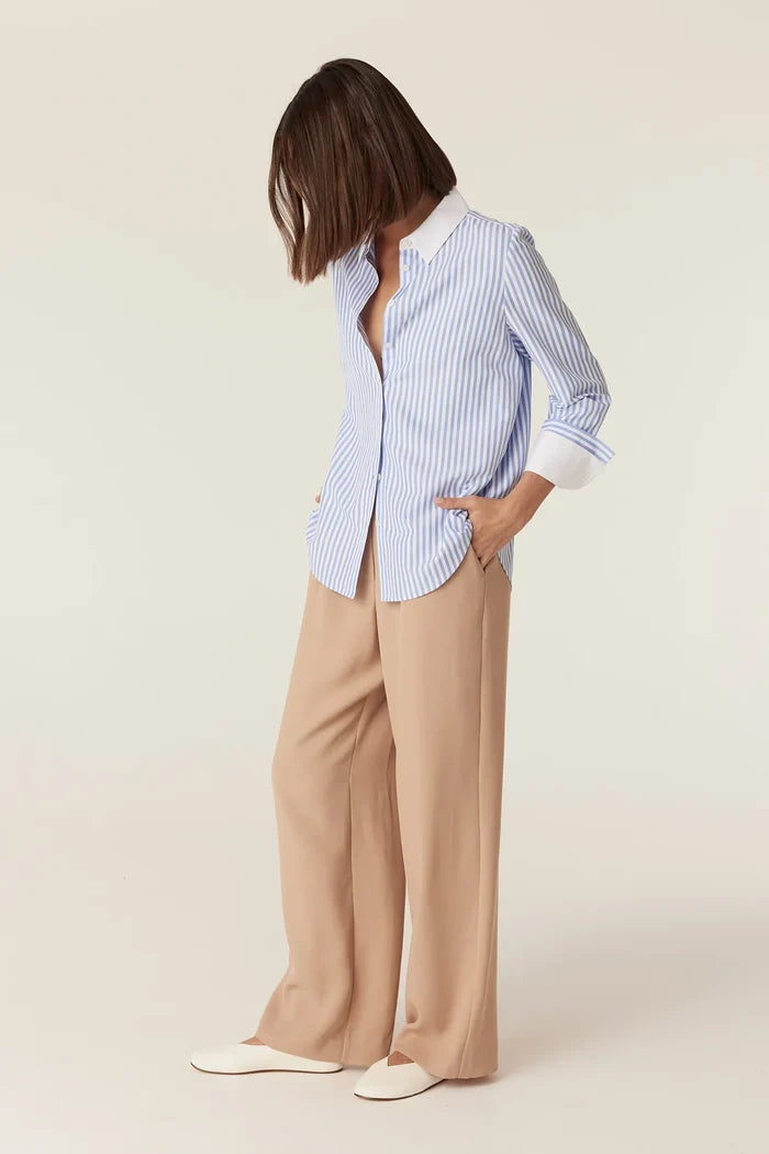 PARIS SHIRT | Blue Stripe - Darling & Domain