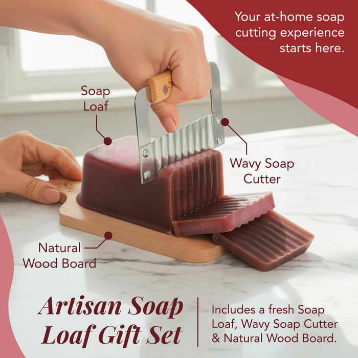 Patchouli Rose Artisan Soap Loaf - view 2