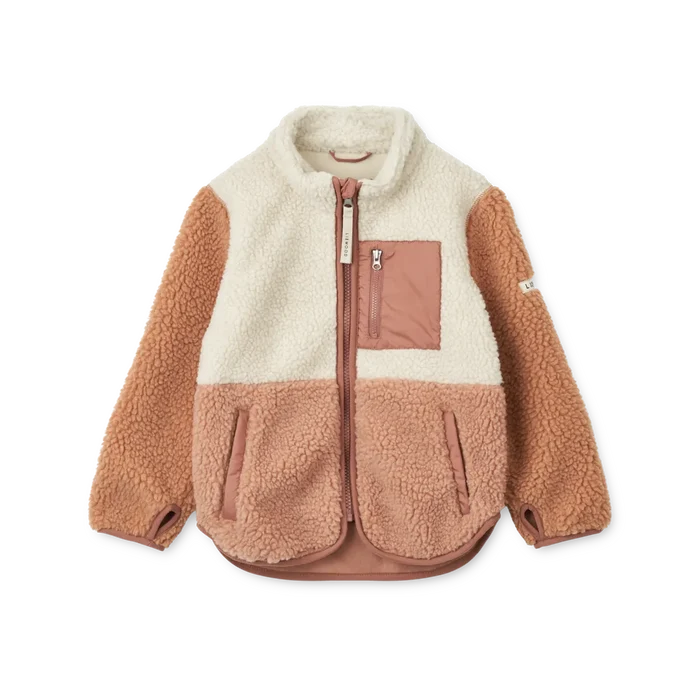 Liewood - Pile Jacket - Nolan - Tuscany Rose Multi Mix