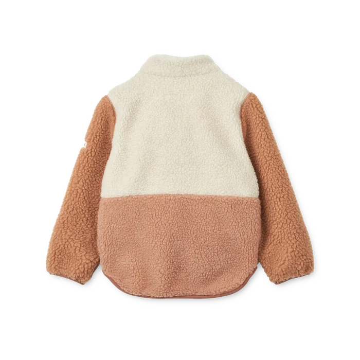 Liewood - Pile Jacket - Nolan - Tuscany Rose Multi Mix - Back