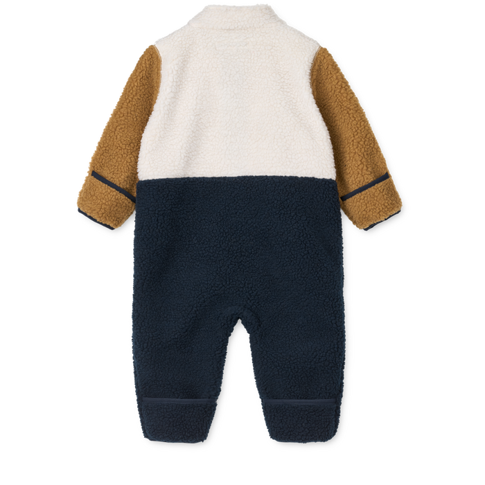 Liewood - Pile Jumpsuit - Nolano - Classic Navy Multi Mix - Back