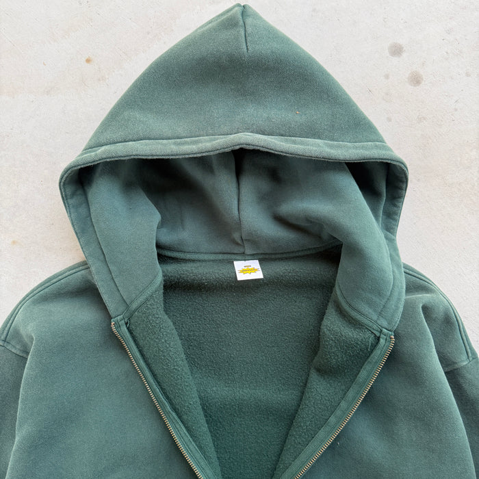Pine Green Zip Up