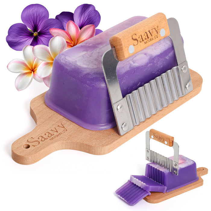 Plumeria Violet Artisan Soap Loaf Gift Set