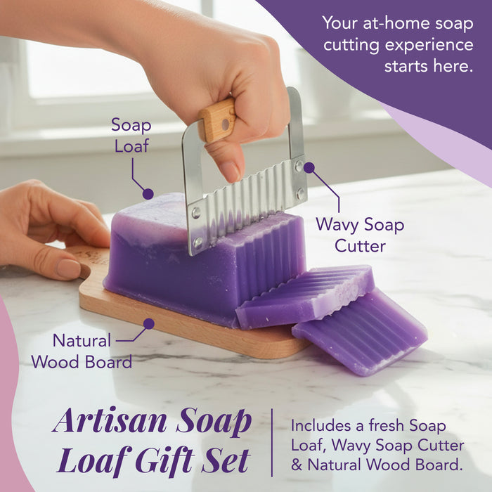 Plumeria Violet Artisan Soap Loaf - view 2