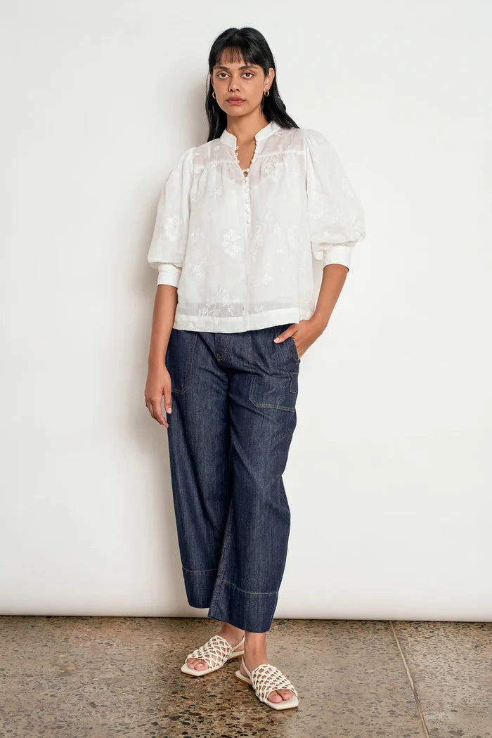 POISE TOP in Porcelain by Zoe Kratzmann
