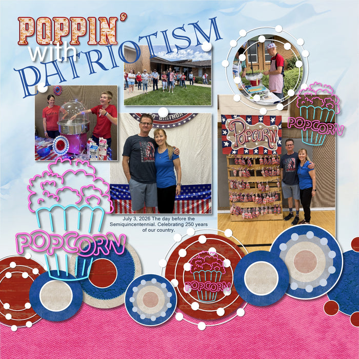 Showcase your favorite movie theaters, restaurants, snacks, and cookbook favorites with these fun digital scrapbooking alphabet letters, numbers, and punctuation by Lucky Girl Creative digital art great for creating one-of-a-kind digital scrapbooking page titles. This alpha set consists of a full set of digital art uppercase letters A-Z, numbers 0-9, and most punctuation. This alpha set is available as individual embellishments only. This Alpha Set is NOT included in any bundle.
