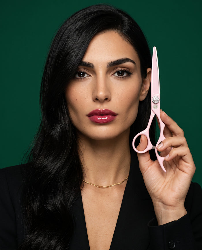 Precision Pink Hairdressing Shears Set