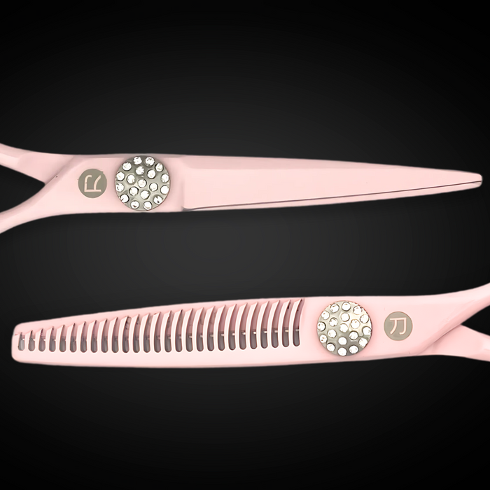 Precision Pink Hairdressing Shears Set