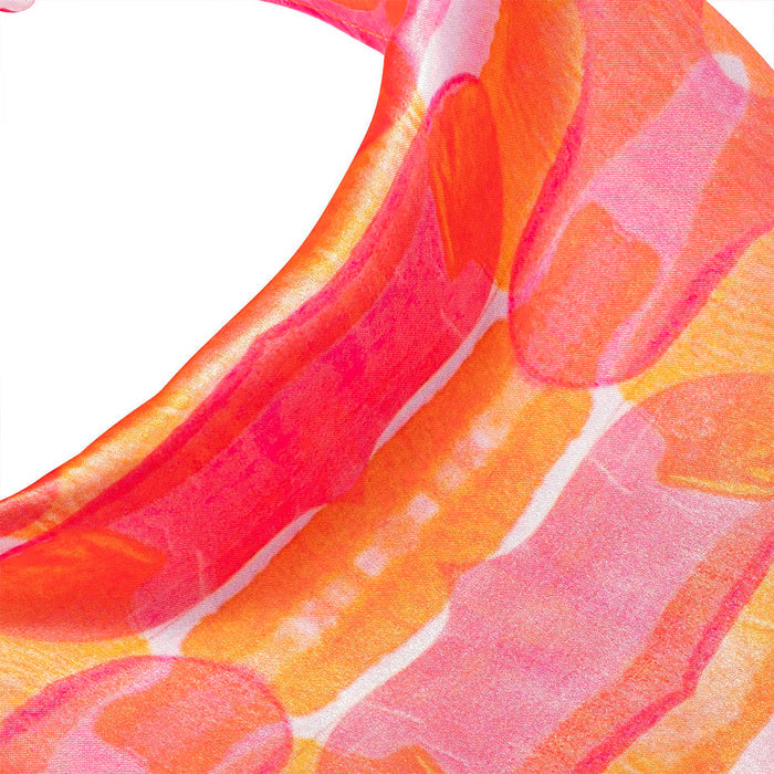 Pretty in Pink Abstract Headscarf Headband with Elastic