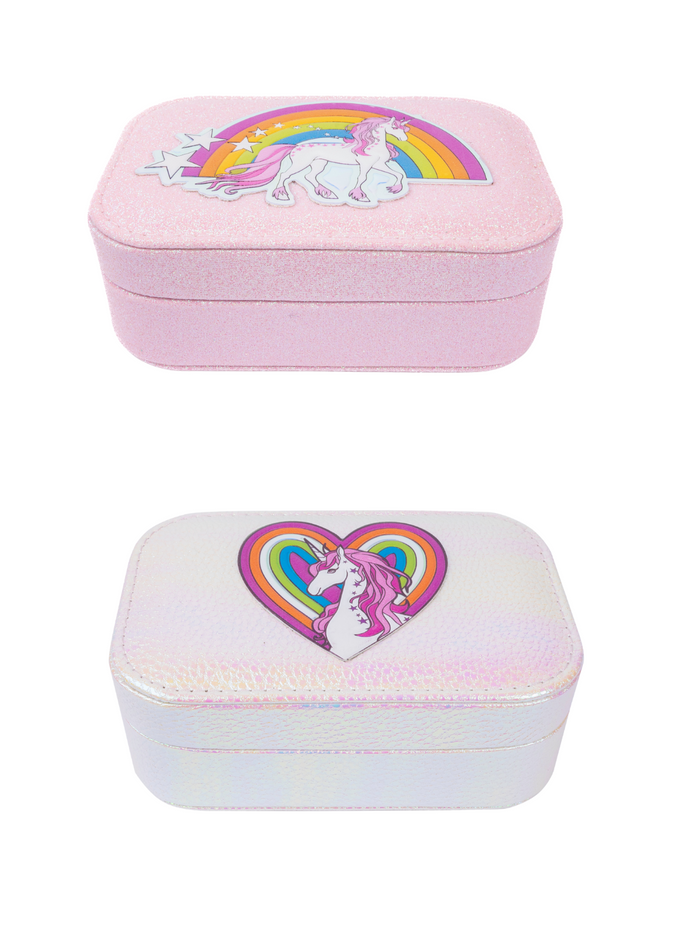 Pretty Precious Unicorn Jewelry Box 2pc Bundle
