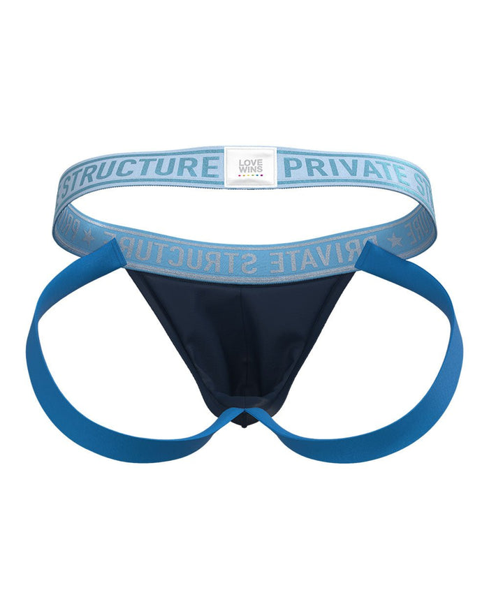 Pride Limited Jock Strap - Dark Navy - | Private Structure - | MAD Lifestyle