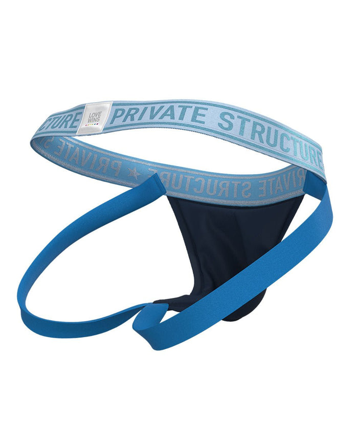 Pride Limited Jock Strap - Dark Navy - | Private Structure - | MAD Lifestyle