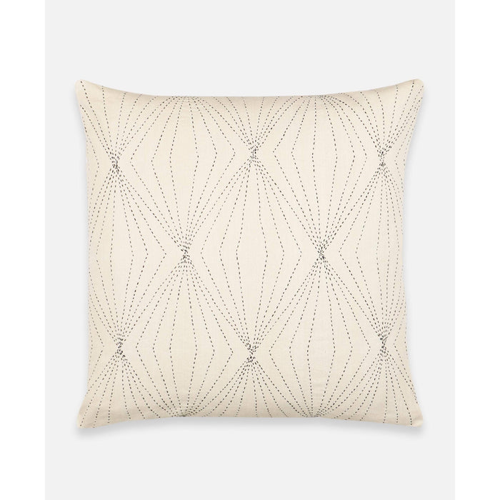 Prism Throw Pillow Cover: Bone