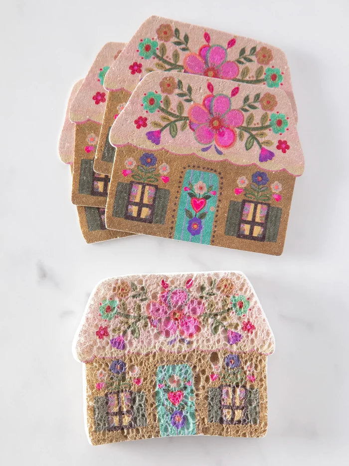 Puff Up Sponges, Set of 5 - Cottage-view 1