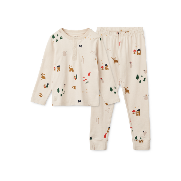 Liewood - Pyjamas Set - Wilhelm - Holiday/Sandy (New)