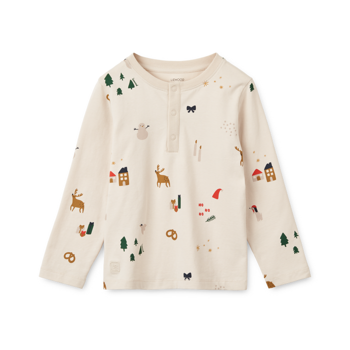 Liewood - Pyjamas Set - Wilhelm - Holiday/Sandy (New) - Top