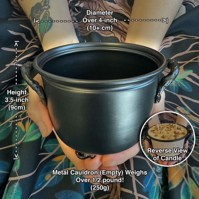Queen of the Dead Cauldron Spell Candle
