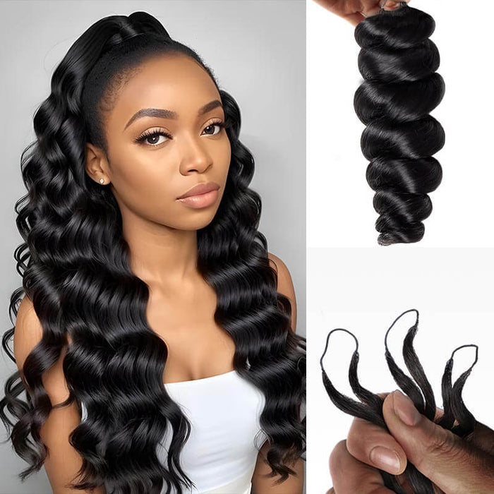 body wave silky crochet hair extensions for women