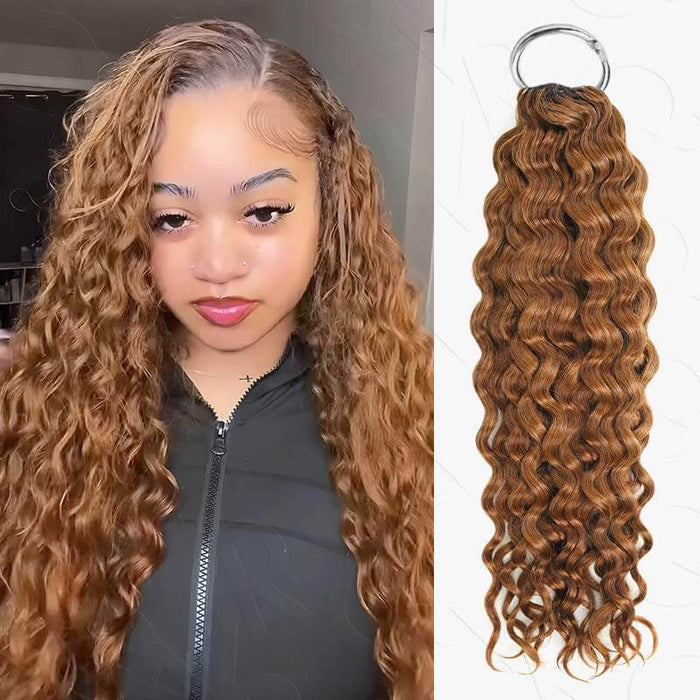 soft auburn brown crochet braiding hair for black women