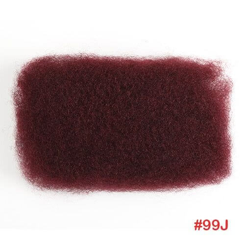 deep red afro kinky bulk hair for braiding