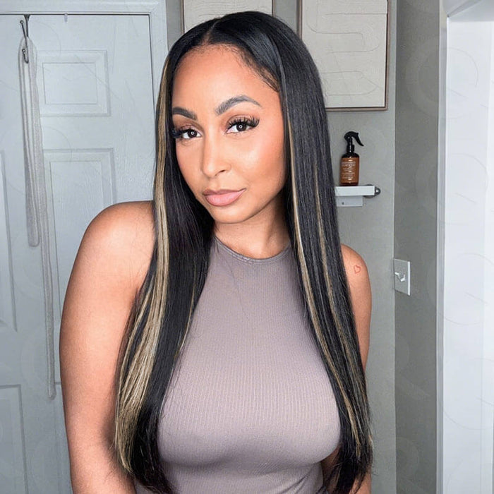 flawless sew in weave black and blonde blend