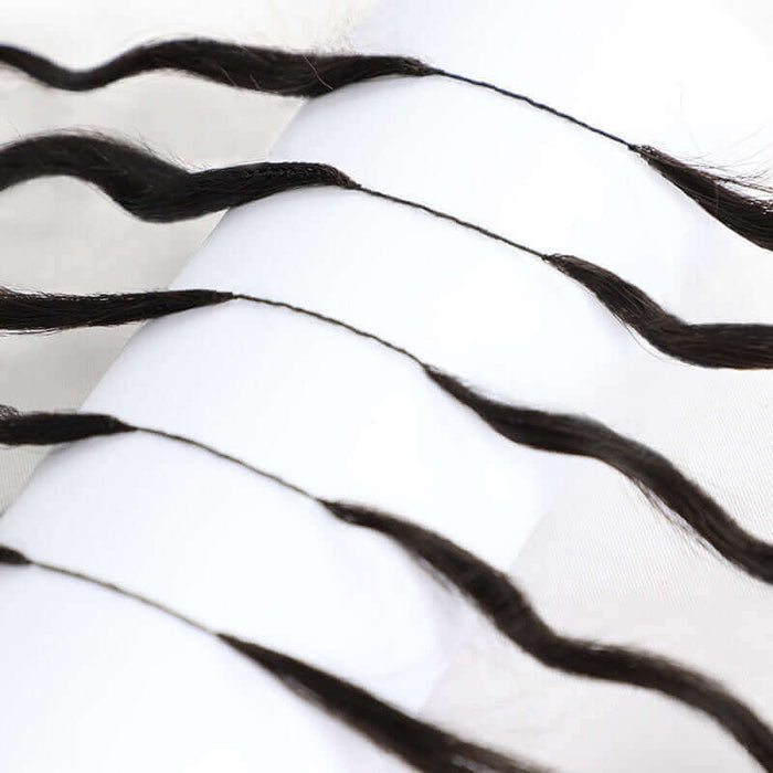 curly crochet human hair