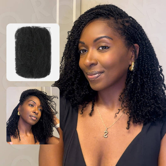 Natural Black #1B / 3 Packs (Full Head) / 10''