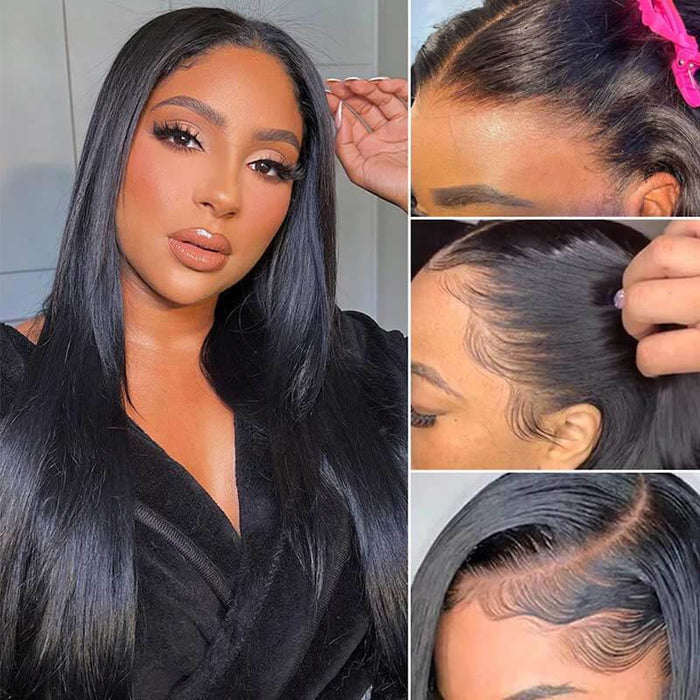 real glueless wigs with straight and body wave styles for black women