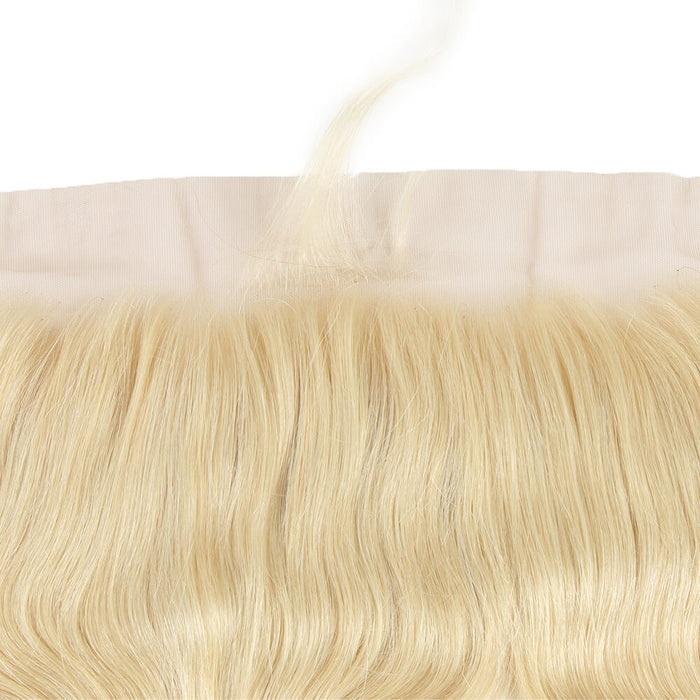 613 blonde body wave human hair weave with 13x4 lace closure