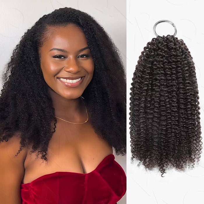 Natural Black#1B / Afro Kinky Curly / 14''