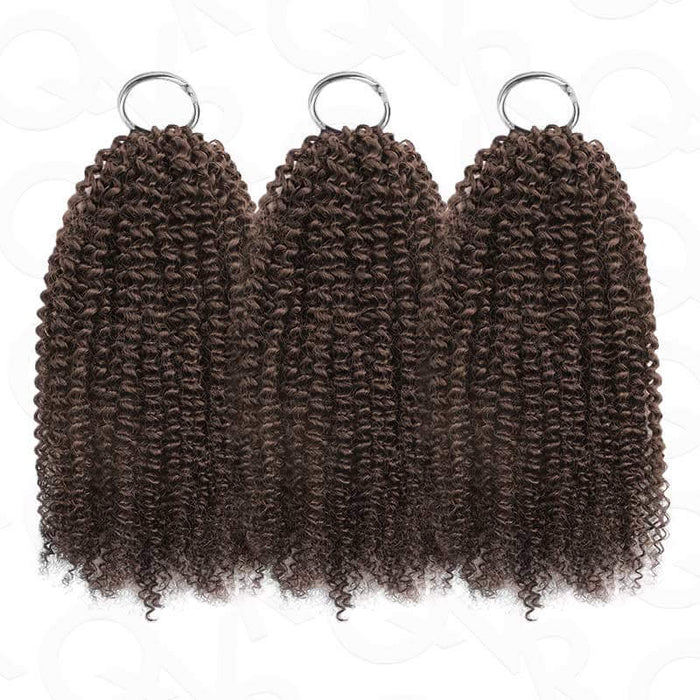 Dark Brown#4 / Afro Kinky Curly / 14''