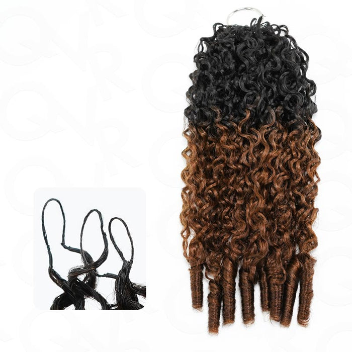 Ombre #T1B/30 / Burmese Curly / 14''
