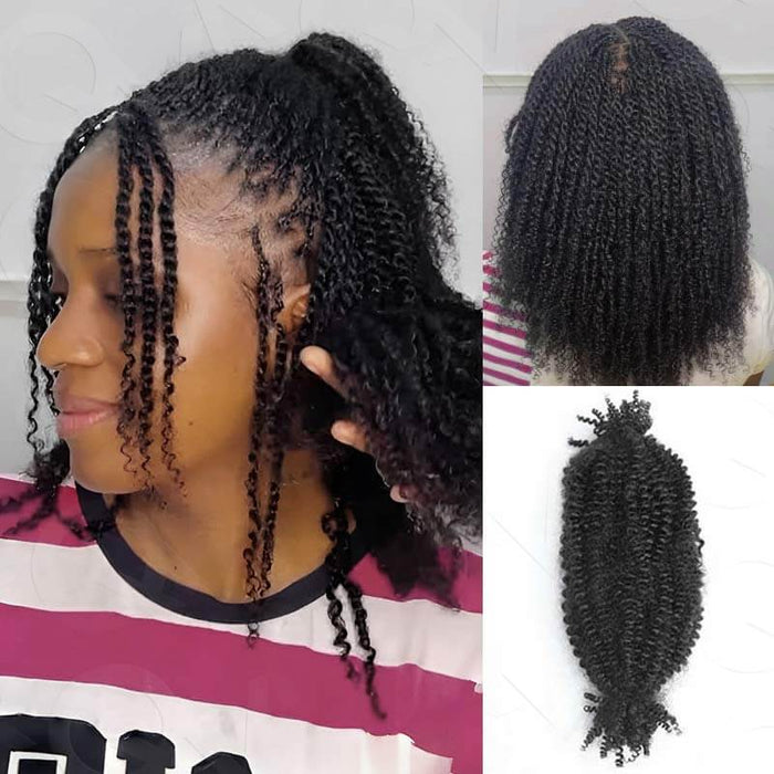 spring twist hair extensions natural black color
