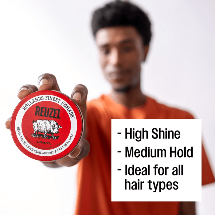 Reuzel Red Pomade Water Soluble 95g - Beauty Tribe