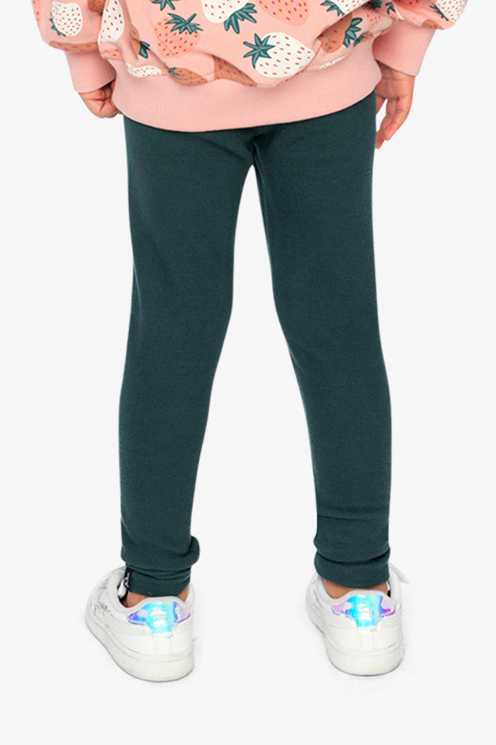Rib Leggings Jasper Printed Green-3