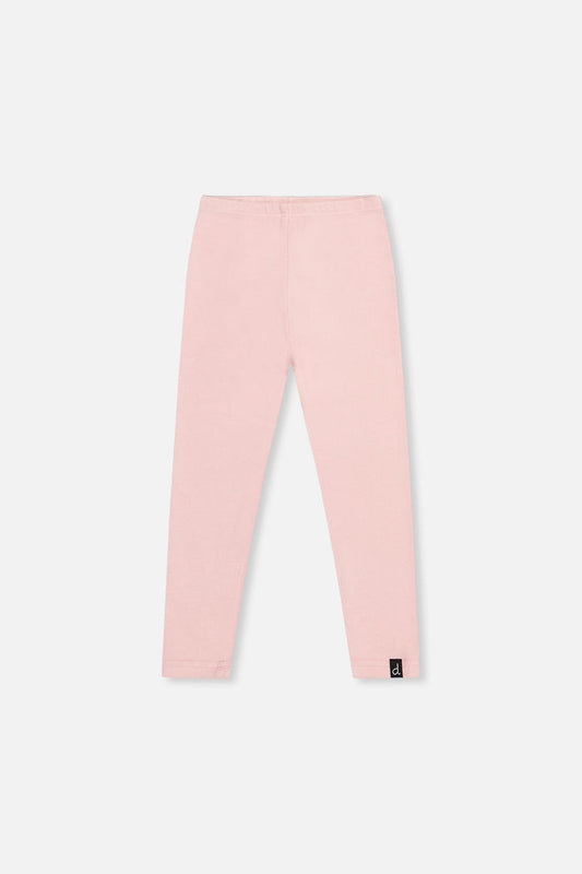 Rib Leggings Pale Dusty Pink-0